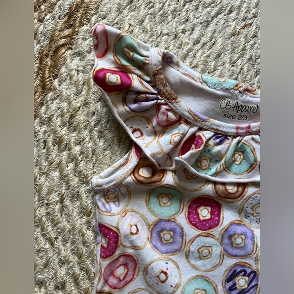 Small Shop Handmade Donut Ruffle Tank - Picture 5 of 6